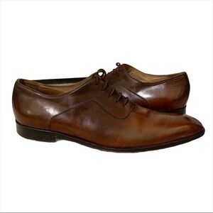DE LA RENTIS Oxfords Brown Italian Artisan Made